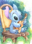 Lilo and Stitch Art Lilo and Stitch Art Ukulele Solo